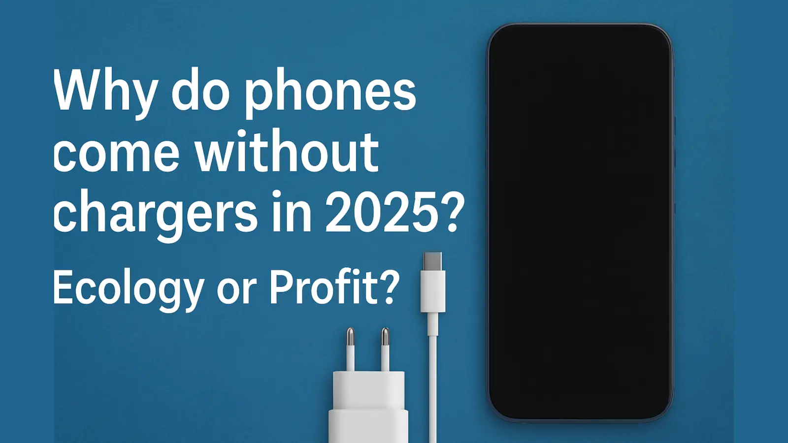 Why do phones come without chargers in 2025? Ecology or Profit?