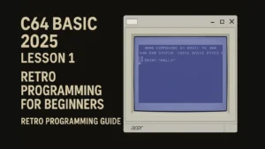 C64 BASIC Lesson 1 – Advanced Retro Programming Guide