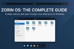 Modern Zorin OS desktop interface showcasing a sleek and user-friendly Linux alternative to Windows.